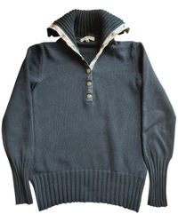 Burberry Black Cotton Knitwear