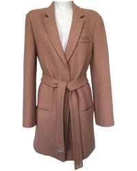 Diane von Furstenberg Wolle Mäntel - Braun