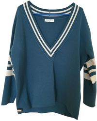 Sandro Blue Cotton Knitwear