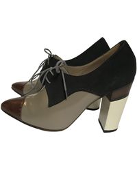 Marni Décolleté in Pelle - Grigio