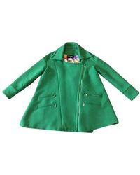 Chanel Cappotto in poliestere verde