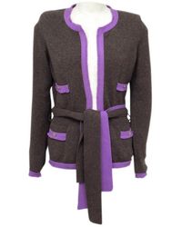 Chanel Cardigan en cachemire - Marron