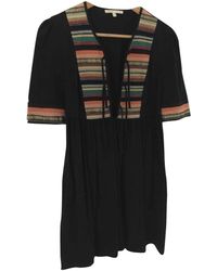 Maje Black Cotton Dress