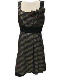 Valentino Midi Kleid - Schwarz