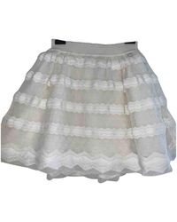 Chanel Gonna in Cotone Bianco