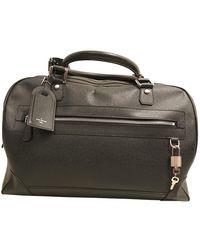 Louis Vuitton Leder Wochenende Tasche - Schwarz