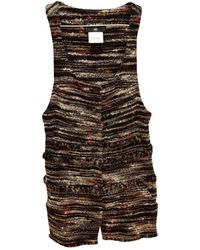 Chanel Maglione. Gilet in Lana - Multicolore