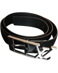 Louis Vuitton Cinturón en cuero negro