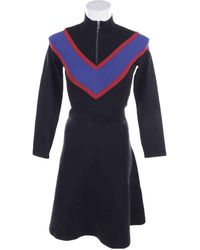 Sandro Black Synthetic Dress