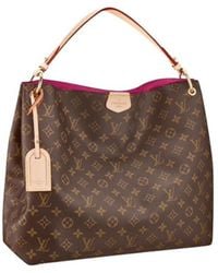 Louis Vuitton Graceful Leder Handtaschen - Braun