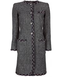 Chanel Cappotto Tweed - Grigio