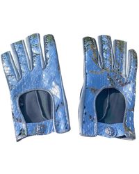 Chanel Mitones de Pitón - Metálico