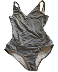 Chanel Bañador en sintético gris