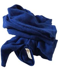 Sandro Blue Wool Scarves