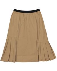 Marni Falda en algodón beige \N - Neutro