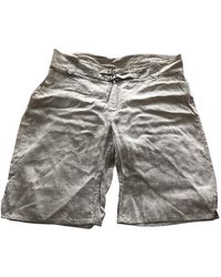 Burberry Cloth Bermuda - Natural