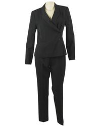 Chanel Pantaloni in lana nero