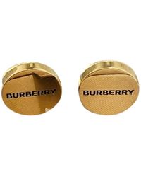 Burberry Gemelli in metallo dorato - Metallizzato