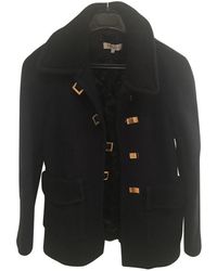 Sandro Blue Wool Coat