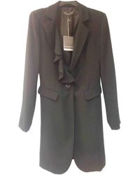 Sandro Black Polyester Jacket