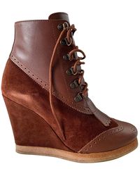 Sandro Leder Stiefel - Braun