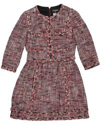Chanel Tweed Midi kleid - Mehrfarbig