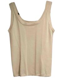 Chanel Kaschmir Top - Natur