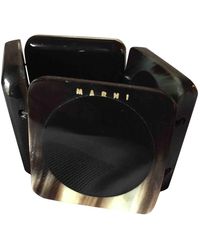 Marni Horn Armbänder - Schwarz