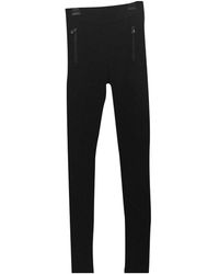 Chanel Pantaloni in cotone nero