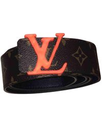 Louis Vuitton Cinturón en lona marrón Shape
