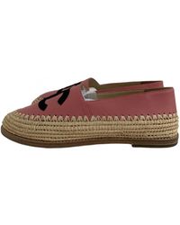 Chanel Leder Espadrilles - Pink