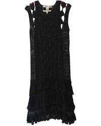 Diane von Furstenberg Midi kleid - Schwarz