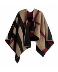 poncho burberry