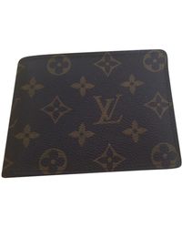 Louis Vuitton Multiple Leinen Kleinlederwaren - Braun
