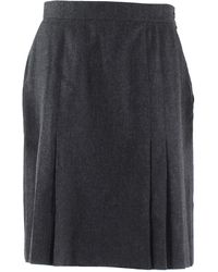 Chanel Wolle Röcke - Grau