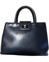Max Mara Leather Handbag - Blue