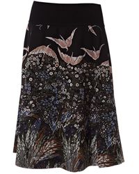 Valentino Gonna in viscosa nero \N