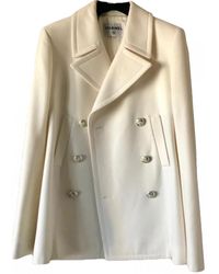 Chanel Giaccone in Lana - Bianco