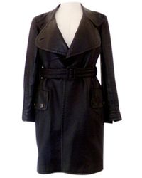 Chanel Leder Mäntel - Schwarz