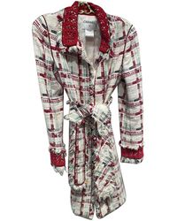 Chanel Abrigo Tweed - Multicolor