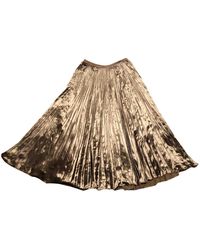 Valentino \n Metallic Viscose Skirt