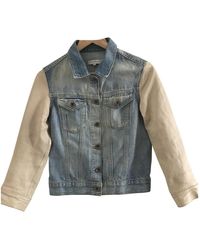 Sandro Leder Blouson - Natur