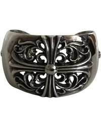 Chrome Hearts Silver Bracelet In Metallic Lyst Chrome Hearts Silver Bracelet In Metallic Lyst