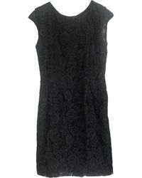 Sandro Black Cotton Dress