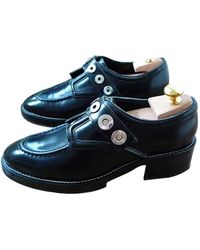 Sandro Leder Schnürschuhe - Schwarz