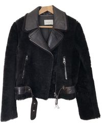 Sandro Brown Leather Leather Jacket