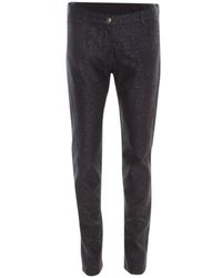 Chanel Jeans en Coton Noir - Multicolore