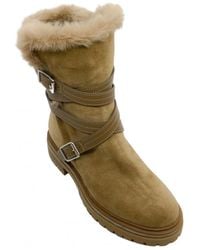 coach lace up tassle boot