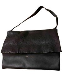 soft stirrup light pink crocodile shoulder bag