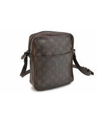 Louis Vuitton Brown Cloth Bag